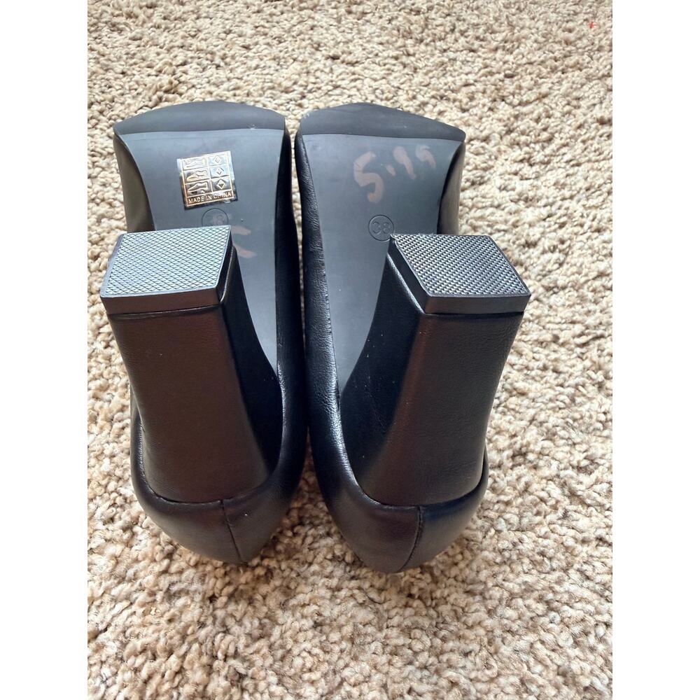 Black block heel pointy toe pumps nwot 7 - Picture 7 of 7